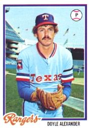 1978 Topps Baseball Cards      146     Doyle Alexander